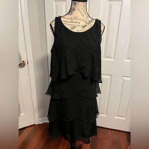 Tiered Chiffon Dress Size 14